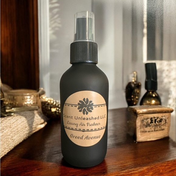 CREED AVENTUS Luxury Air Freshener - Gold and Brown, and Matte Black in Color. - Picture 2 of 2